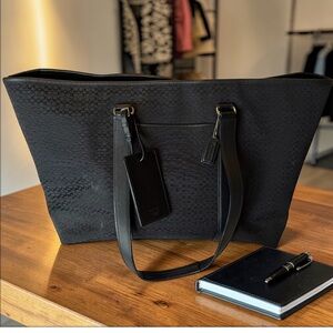 Coach Weekender Travel Tote Bag Black